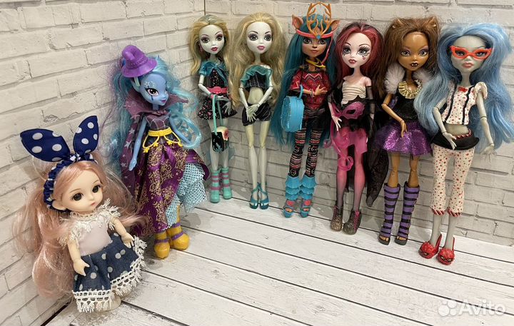 Monster high, Ever After High, Rainbow, Barbie