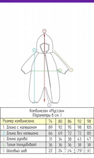 Детский демисезонный комбинезон 86