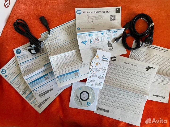 Принтер лазерный, мфу HP LaserJet Pro MFP M28w