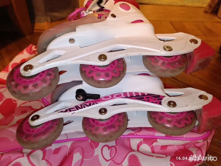 Роликовые коньки детские раздвижные