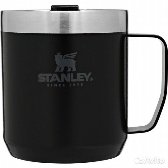 Термокружка stanley Classic с ручкой 0,35L черный