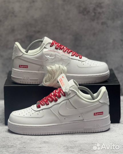 Кроссовки Nike Air Force 1 Supreme (Арт.69714)