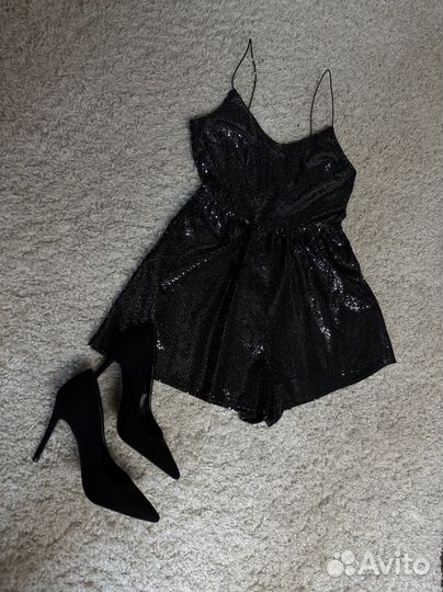 Блестящий ромпер комбинезон H&M