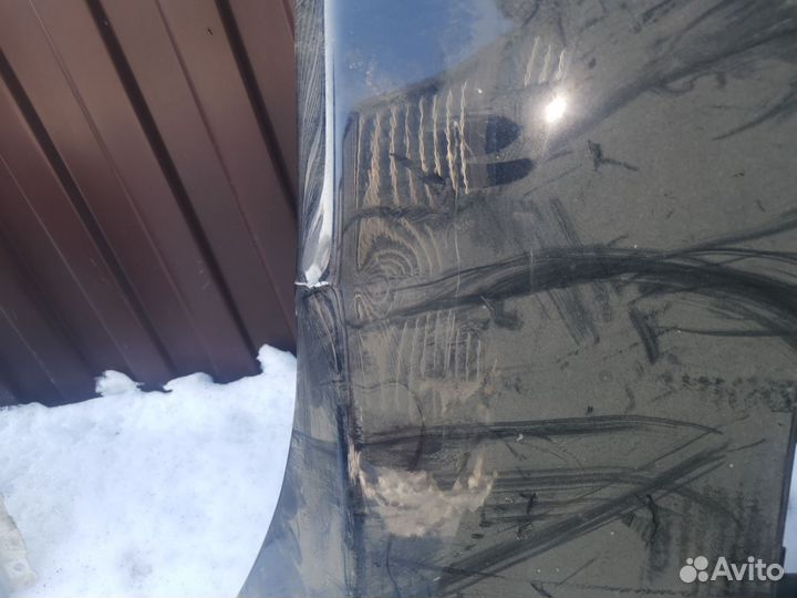 Крыло правое бмв е60 чёрное белое