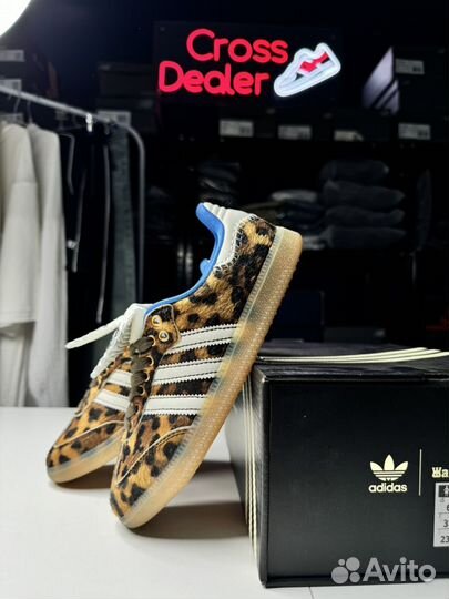 Кроссовки женские Adidas Samba Leopard