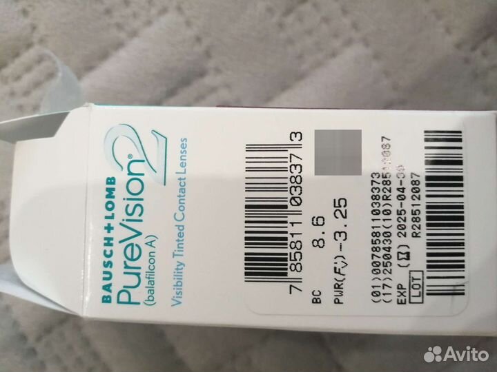 Линзы контактные