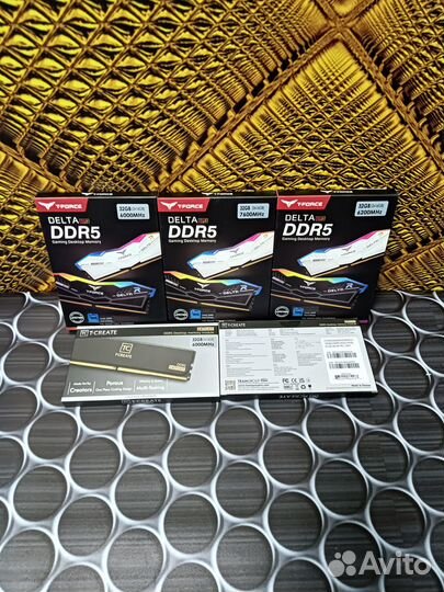 Оперативная память ddr5 Teamgroup 32gb 64gb