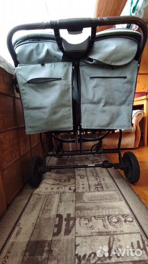 Прогулочная коляска для двойни Pituso Duocity