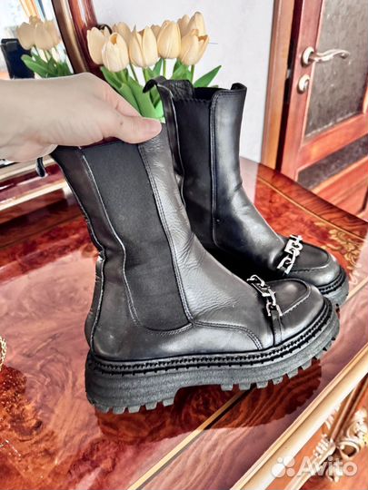 Сапоги женские натуральная кожа