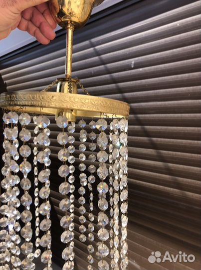 Люстра хрустальная чехия