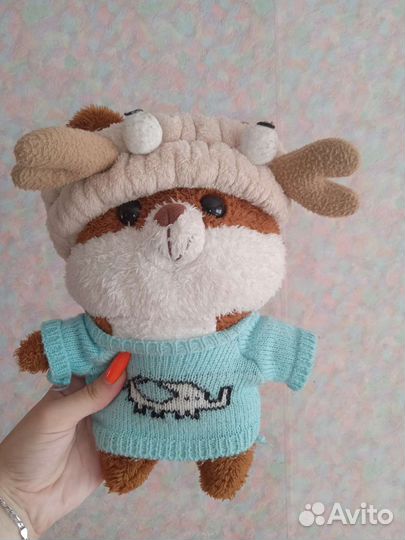 Собака Сиба ину плюшевая