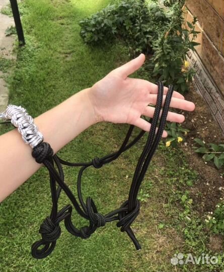 Недоуздок для лошади веровочный