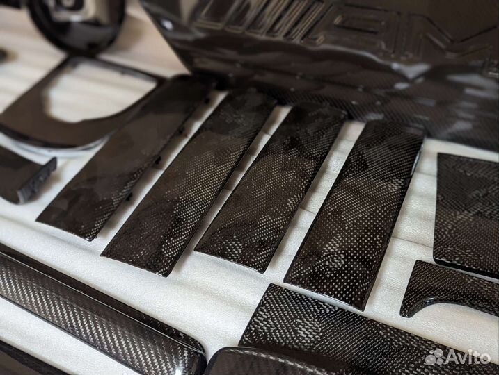 Салон карбон в G class w463a Mansory