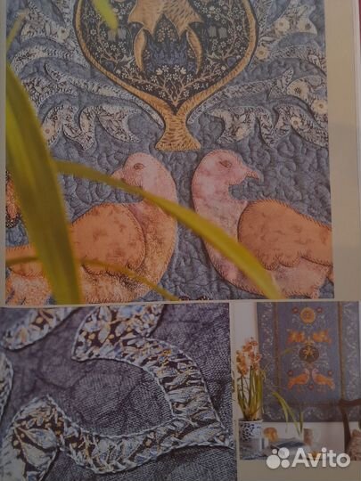 Мишель Хилл.Аппликация по ткани.У.Моррис