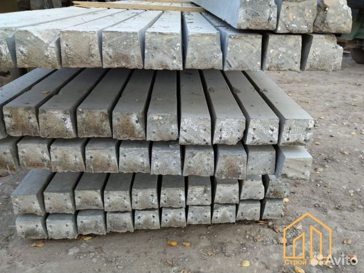 Для сетки-рабицы столб