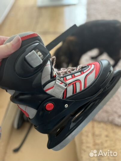 Коньки хоккейные раздвижные