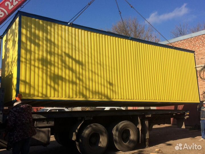 Бытовка хозблок по безналу для строителей