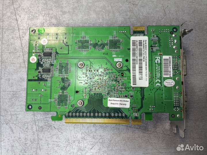 Б/У Видеокарта PCI-E 256Mb GeForce 8600GT Palit