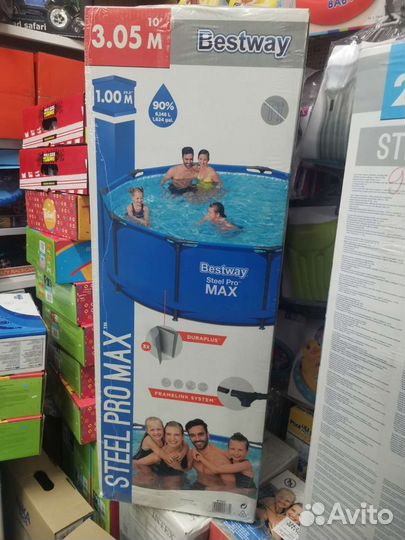 56984 Bestway Каркасный бассейн 305x100 см с фильт