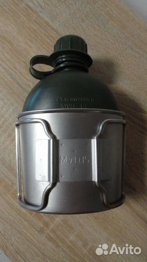 Пластиковая фляжка с котелком армии Нидерландов