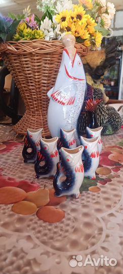 Коньячный набор Рыбки