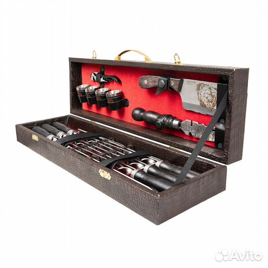 54389 Шашлычный набор с шампурами №10/1