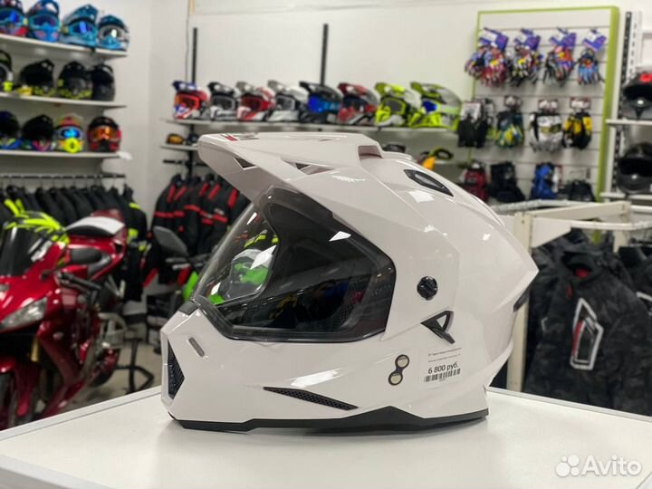 Шлем Мотард детский White