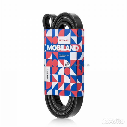 Mobiland 501262153 Ремень 6PK2153 (epdm) для а/м s
