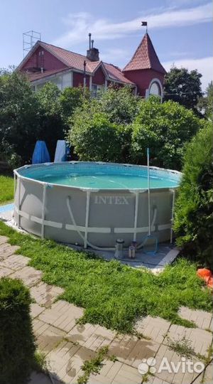 Каркасный бассейн intex 26726 457х122