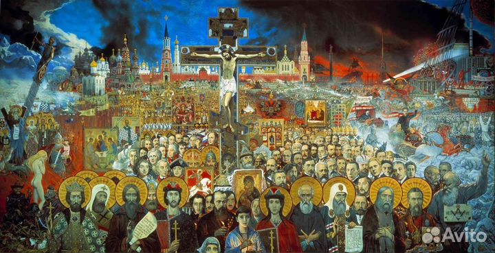 Автограф художника Ильи Сергеевича Глазунова