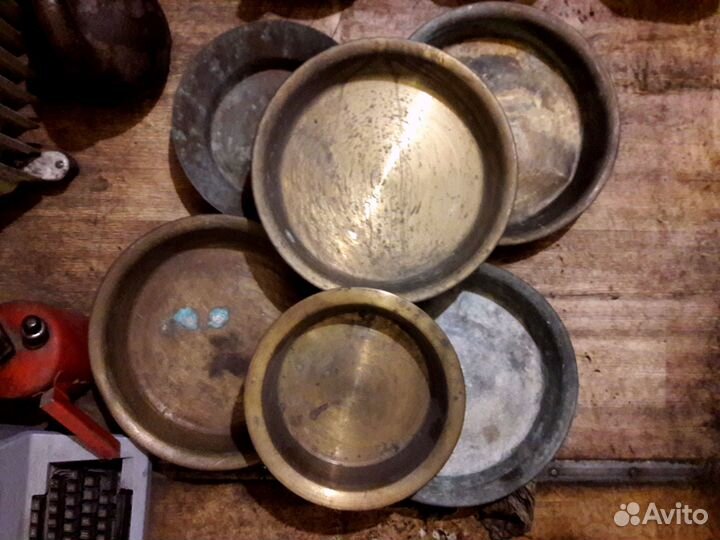 Латунный таз для варенья на выбор