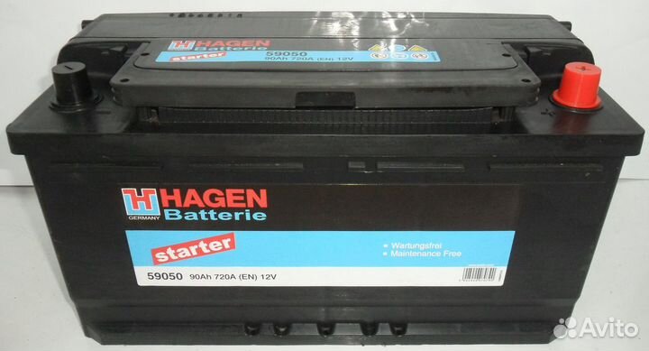 Аккумулятор 6-ст 90 Hagen на Ronart