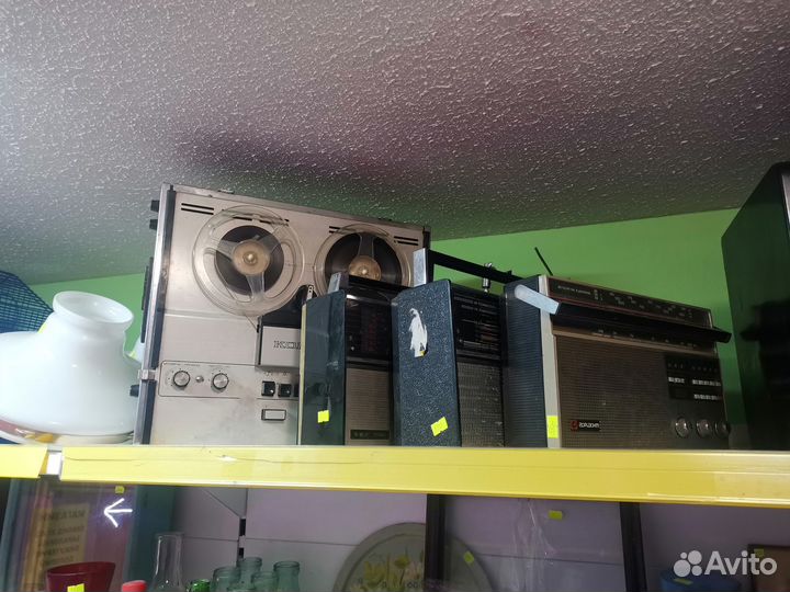Приёмники радио магнитофон колонки Старина