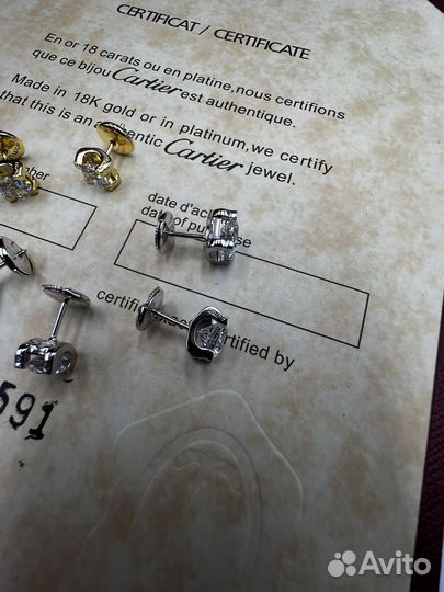 Серьги Cartier