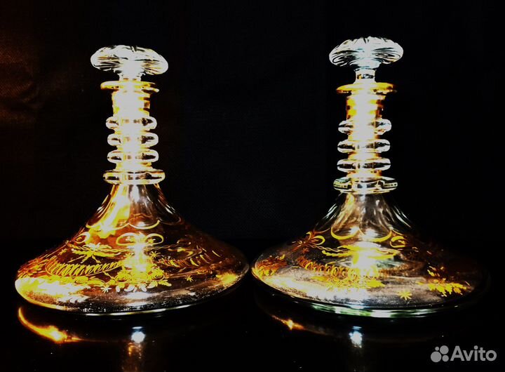 Антикварные декантеры, Франция, 19 век