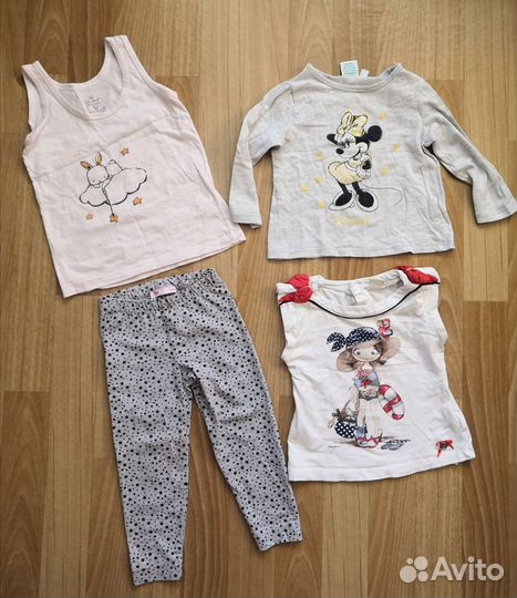 Пакет вещей на девочку от 6 мес до года, цена от