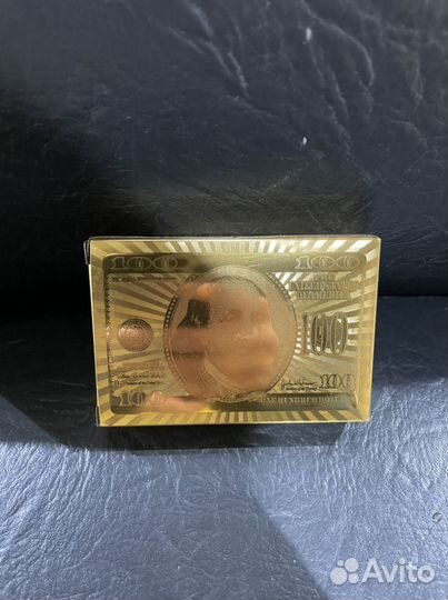 Игральные карты золотый доллар (Оптом)