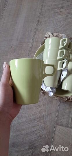 Икеа чайные бокалы, тарелки, салатники, набор Икеа