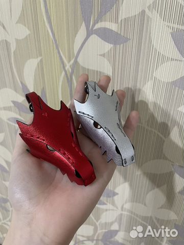 Дракон брелок из натуральной кожи, ручная работа