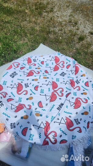 Пляжное полотенце круглое