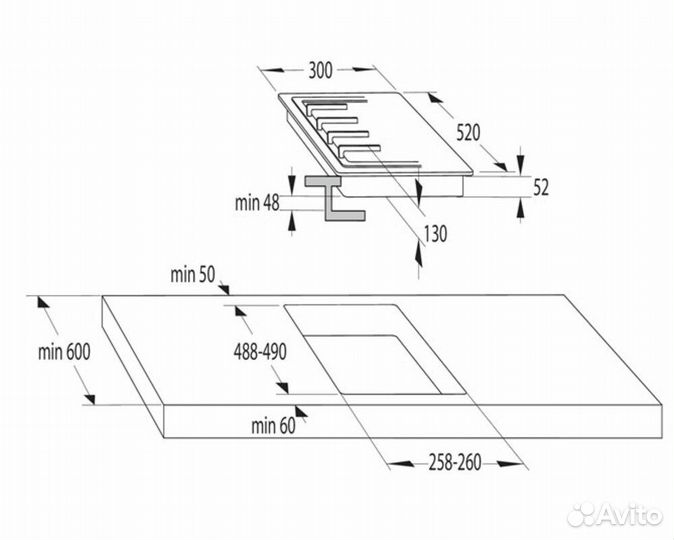 Варочная поверхность газ. gorenje GC321B