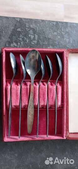 Набор чайных ложек мельхиор 6 шт