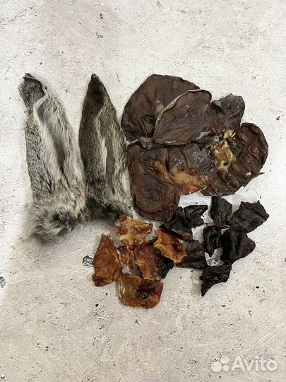 Сушеные лакомства для собак