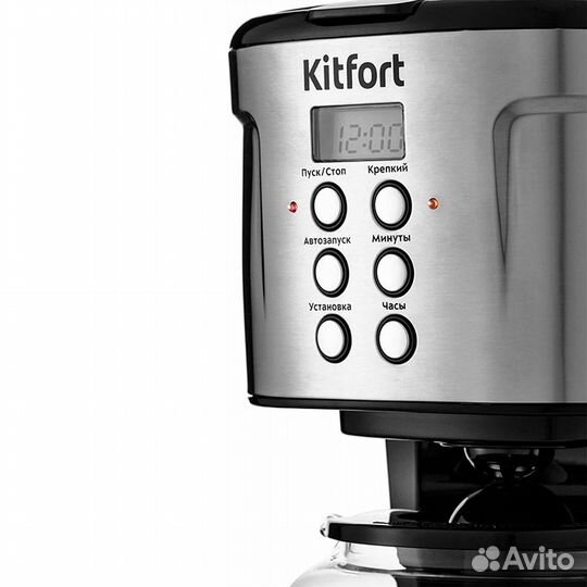 Кофеварка капельная Kitfort KT-731, Чёрный