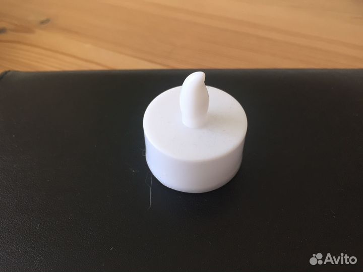 Фонарь декоративный в виде свечи. Белый. Новый