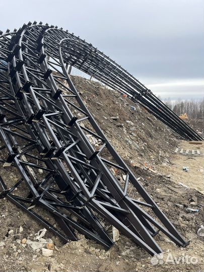 Арочный ангар, арки, дуги