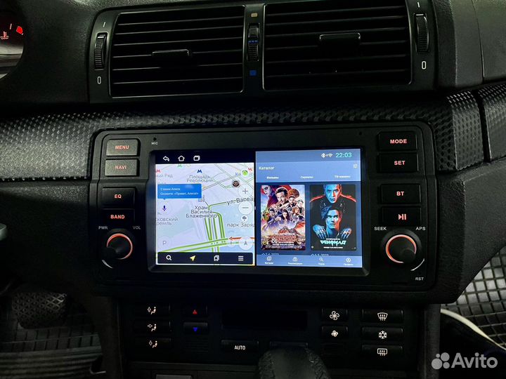 BMW e46 адроид магнитола