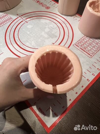 Силиконовая форма цилиндр