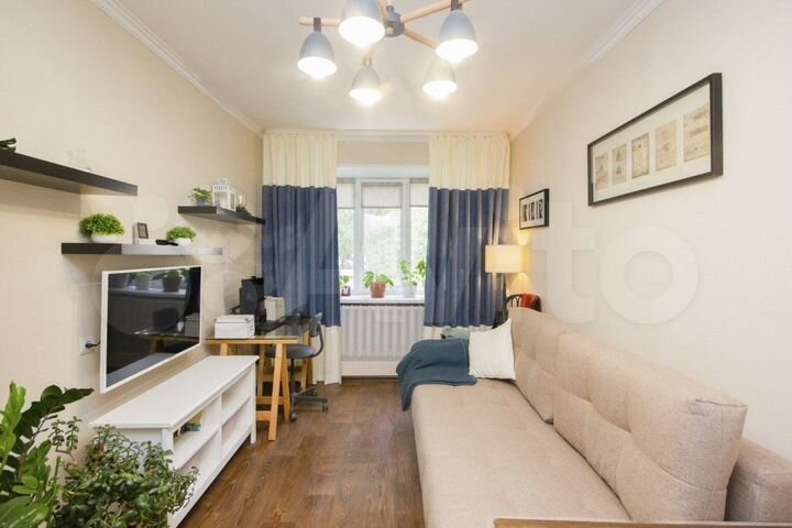 3-к. квартира, 59,1 м², 1/2 эт.