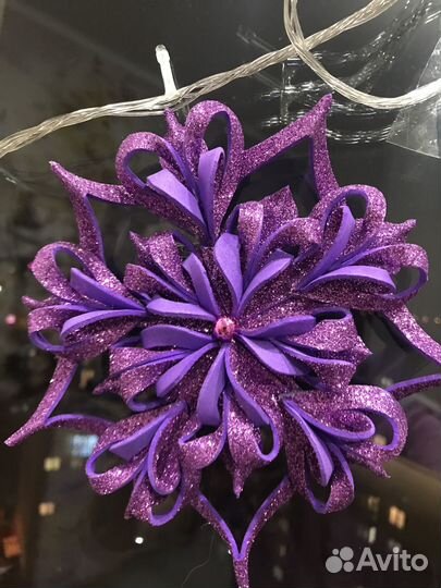 Ёлочные украшения. Снежинки